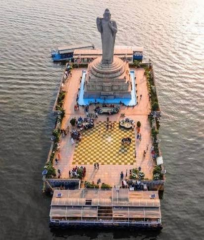 Hussain Sagar Lake in Hyderabad