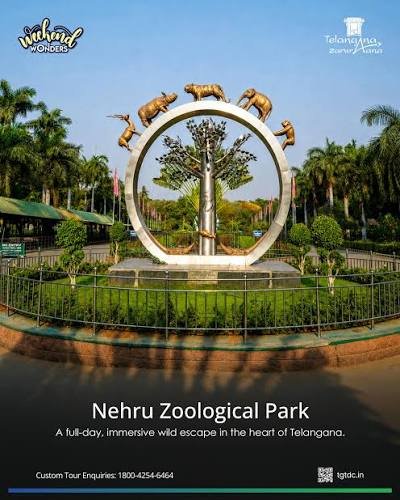 Nehru Zoological Park in Hyderabad